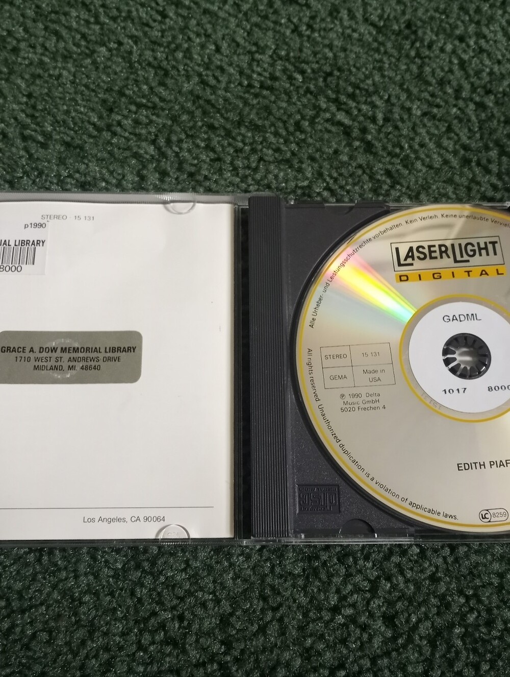 Edith Piaf CD - Picture 3 of 4